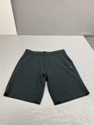 Pantalones Cortos Hurley Para Hombres 34 Negros Híbridos Caminar Chino Golf Informales Elastizados Boardshort Foto 1 de 4