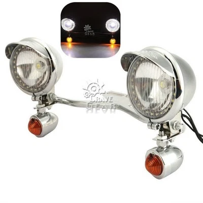 Foco de señales de giro de paso para Yamaha Vstar XVS 950 1100 1300 Custom Stryker Foto 1 de 4