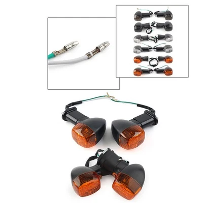 Luz indicadora de señales de giro delanteras traseras para Kawasaki Ninja ZX12R ZX9R ZX7R ZX6R Foto 1 de 4