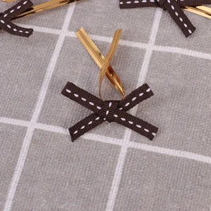  50pcs Baking Packaging Tie Adorable Bowknot Wrapped Wire Practical Food Sealing - Picture 1 of 11