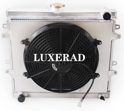 4-рядный электрический вентилятор радиатора для 84-95 Toyota 4Runner пикап 22R 22RE 22REC 2,4 л - Изображение 1 из 4