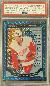 Andreas Athanasiou M33 2015-16 OPC O-PEE-CHEE platino cubos azules radiocontrol/75 PSA 10 - Imagen 1 de 2