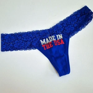 2011 PINK Victoria's Secret extra niedriger Tanga Höschen S Y2K hergestellt in Amerika - Bild 1 von 8