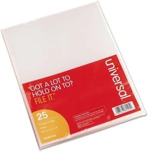 Universal 81525 Projektordner, Jacke, Poly, Brief, transparent - Bild 1 von 4