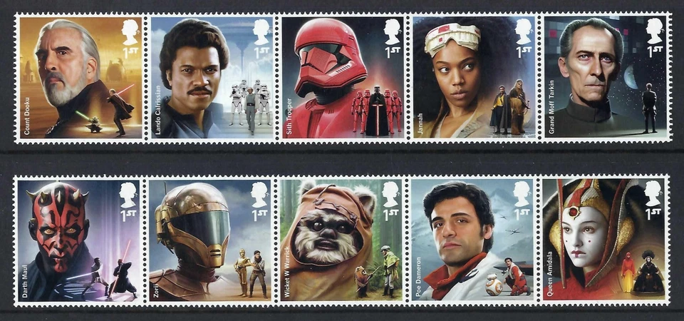 GB Stamps 2019 Star Wars - unmounted mint - image 1 of 1