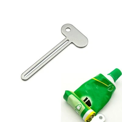 Metal Tube Toothpaste Squeezer Key Roller Dispenser Wringer Bathroom Supplies - Image 1 of 4
