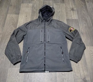 Zavetti Canada ' Hooded WindWall ' Jacket  - Mens Medium - Grey - Picture 1 of 7