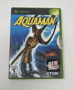 Aquaman: Battle for Atlantis Microsoft Xbox, 2003 CIB Completo Probado Bonito Disco - Imagen 1 de 4