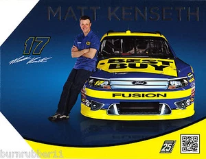 2012 MATT KENSETH "BEST BUY" #17 NASCAR SPRINT CUP SERIES POSTCARD - Picture 1 of 1