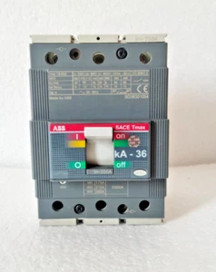 ABB SACE Tmax T3N250 Circuit Breaker 3P 250A 36kA 690V Molded Case MCCB - Picture 1 of 11
