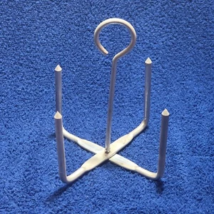 Vintage Aluminum Four Baked Potato Spiked Oven Rack - Picture 1 of 3