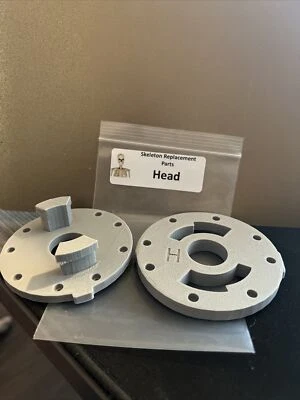 HOME ACCENTS HOLIDAY 12 foot Skeleton Replacement Parts - Head (Male and Female Side)-Better then OEM