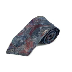 Editions by Van Heusen Mens Tie Blue Floral - Picture 1 of 6