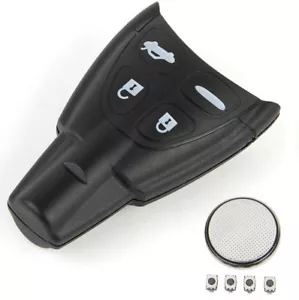 For SAAB 93 95 9-3 9-5 4Button Replacement Remote Key FOB CASING SHELL CASE KITS - Picture 1 of 8