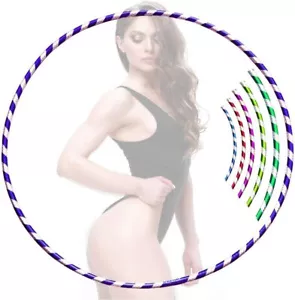 Mehrfarbiger Hula Hoop Reifen Kinder Erwachsene Fitness Training Bauchmuskeln Gym Training Abnehmen - Bild 1 von 12