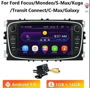 RADIO 2 DIN 7" PARA FORD FOCUS KUGA MONDEO C-MAX S-MAX GALAX BLUETOOTH CÁMARA - Imagen 1 de 6