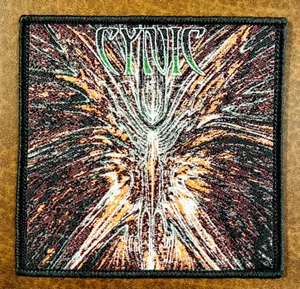 CYNIC, AUFNÄHEN SCHWARZER BORDÜRE GEWEBTER PATCH - Bild 1 von 1