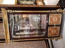 Showcases Living Room Display Cabinets Design Baroque Rococo Glass Shelves New
