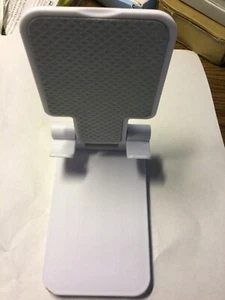 Universal Cell Phone Tablet Desk Stand Holder Mount Cradle Adjustable Foldable - Picture 1 of 3