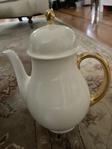 Thomas Bavaria Coffee Pot Teapot Chocolate Pot Gold Trim - Picture 1 of 14