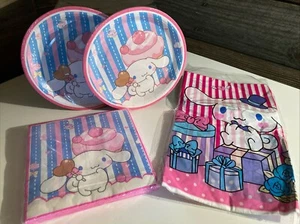 Servilletas y mantelera Cinnamoroll platos de fiesta 41 piezas - Imagen 1 de 4