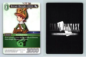 Onion Knight III #10-054C Final Fantasy Opus X Ancient Champions 2019 Common TCG - Picture 1 of 1