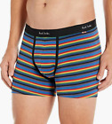 Paul Smith Men"s Striped Logo Band Trunk Long  Boxer Brief Size M Underwear