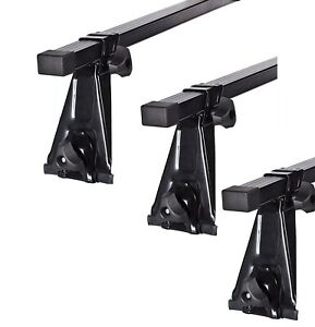 (set of 3 bars) M10UN 130cm Roof Rack Bars (gutter rails low roof - max 12cm)