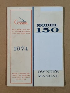 1974 Cessna 150 Owner's Manual 150L D1013-13 Printed 3/74 - Picture 1 of 17