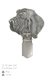 Grand Basset Griffon Vendeen Clips couvert d’argent qualité supérieure ArtDog FR - Bild 1 von 8