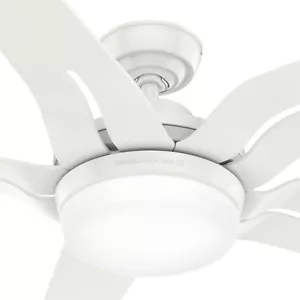 Casablanca Fan 56 in Contemporary Fresh White Ceiling Fan with Light and Remote - Picture 1 of 6