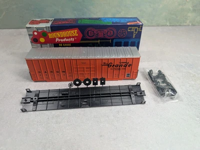 Roundhouse 3228 HO Scale 50' Hi-Cube Rib-Side Box Car D&RGW #98158 KIT READ - Image 1 of 2