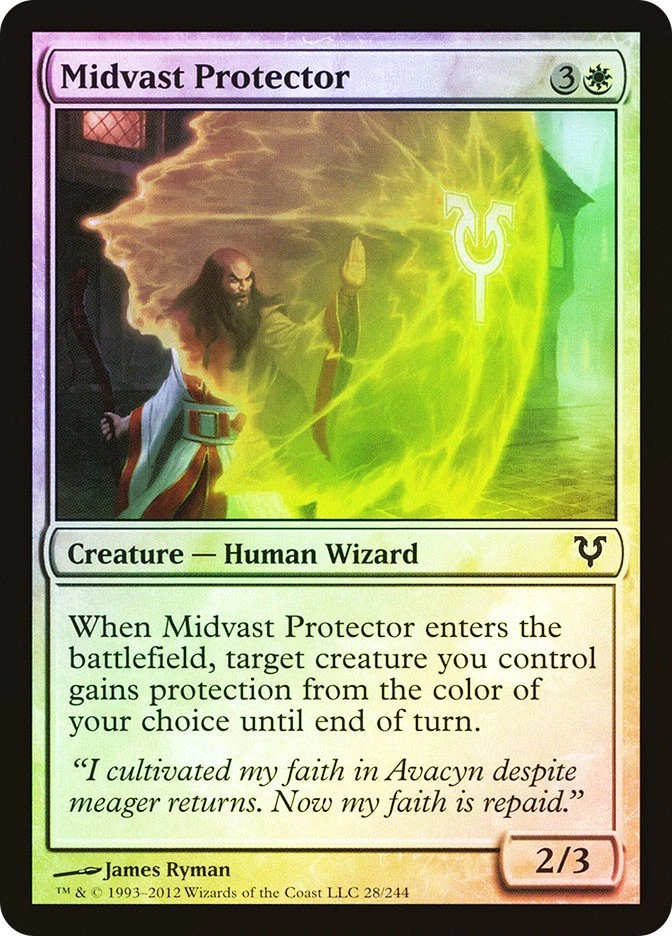 MTG FOIL Midvast Protector  - Avacyn Restored #028 - Image 1 of 1