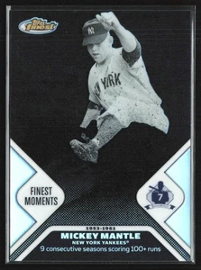 Mickey Mantle 2006 Topps Finest Moments Black Refractor /99 #MMFM7 New York - Picture 1 of 2