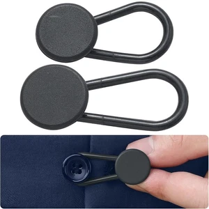 Button Extenders For Jeans Pants Black Buttons Waist Extenders For Men And Women - Picture 1 of 14