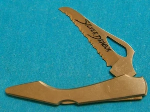 NM VINTAGE UNITED UC417 SILVER DRAGON LOCKBACK FOLDING KNIFE KNIVES SURVIVAL PEN - Picture 1 of 11