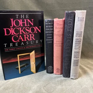 John Dickson Carr Lot 5 Detective Mystery Suspense Romane Hardcover - Bild 1 von 13