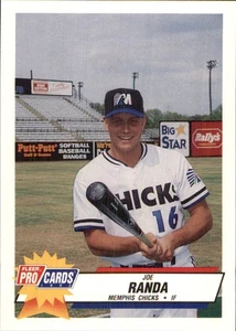 Joe Randa 1993 Fleer ProCards #383 RC Memphis Chicks *AutographDen* - Picture 1 of 2