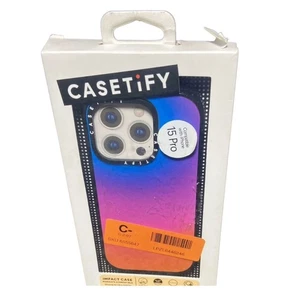 CASETiFY iPhone 15 Pro MagSafe Hülle Aufprallschutz Gradient Clear Cover - Bild 1 von 7
