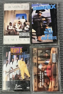 (4) Hip Hop Rap Cassettes Terminator X, 2 Live Crew, Sir Mix A Lot, Heavy D - Picture 1 of 5