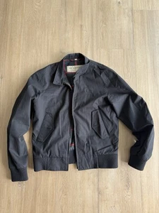 Burberry London Men's Harrington Jacket 46 Small Black - Picture 1 of 6