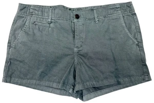 Pantalones cortos chinos Merona para mujer gris 100 % algodón 4" de largo talla 14 - Imagen 1 de 11