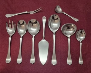 BSF Magnolia Vorleger 9 teiliges Servierbesteck u.a Saucenkelle Salatbesteck - Bild 1 von 5
