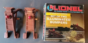 LIONEL O AND 027 GAUGE ILLUMINATED BUMPERS 6-12715- SET OF 2  NIB ( GB-25) - Picture 1 of 3