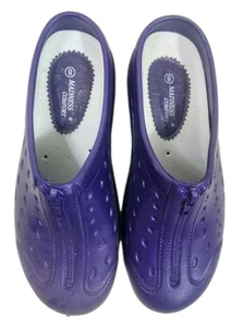 Madness Comfort wasserdichte Damen-Gummislipper Pflaume schmale Passform 6 - Bild 1 von 7