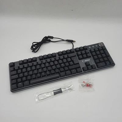 MSI Force GK310 Mechanische Gaming-Tastatur FR – AZERTY, austauschbare rote Swit - Bild 1 von 4
