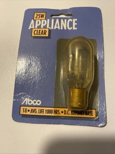 25w Appliance Clear DC Bayonet Base Bulb T8 Average 1000 HRS 120V - Picture 1 of 1