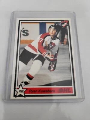 1990-1991 7 th inning sketch OHL / 85 RYAN KUWABARA  OTTAWA 67 'S - Image 1 of 2