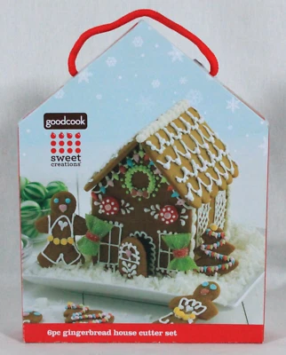 CORTADORES DE GALLETAS GOOD COOK SWEET CREATIONS 6 PIEZAS ACERO INOXIDABLE PAN DE JENGIBRE CASA Foto 1 de 4