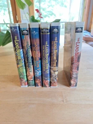 land before time vhs,land Before Time Vhs Series 1 And 3-7,lbt3,vhs Dinosaurs - Image 1 of 4